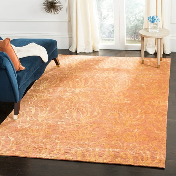 SAFAVIEH Martha Stewart Seaflora Abstract Area Rug, Corraline, 8'6" x 11'6"