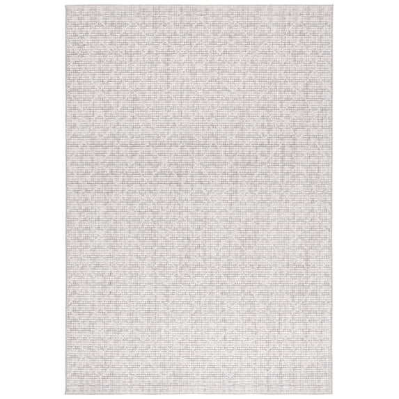 SAFAVIEH Martha Stewart Serenity Dusko Solid Area Rug, Beige/Grey, 9' x 12'