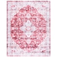 thumbnail image 1 of SAFAVIEH Martha Stewart Seth Medallion Machine Washable Area Rug, Rust/Gold, 8' x 10', 1 of 11