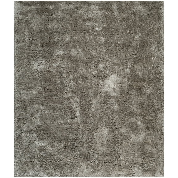 SAFAVIEH Martha Stewart Shag MSR0562B Handmade Silver Rug