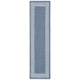 thumbnail image 1 of SAFAVIEH Martha Stewart Sini Indoor Bordered Indoor/Outdoor Runner Rug, Grey/Cream, 2' x 7', 1 of 8