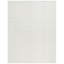SAFAVIEH Martha Stewart Solid Area Rug, Light Grey/Ivory, 8' x 10'