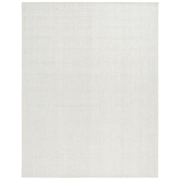 SAFAVIEH Martha Stewart Solid Area Rug, Light Grey/Ivory, 8' x 10'
