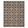 thumbnail image 1 of SAFAVIEH Martha Stewart Square Dance Geometric Area Rug, Tilled Soil Brown, 4' x 6', 1 of 4