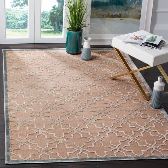 SAFAVIEH Martha Stewart Star Gradient Geometric Area Rug, Beige/Ivory, 8' x 11'2"