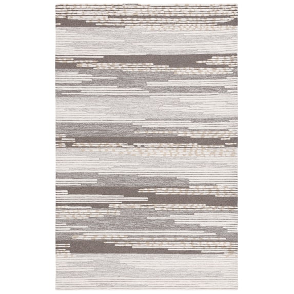 SAFAVIEH Martha Stewart Striped Area Rug, Natural/Beige, 5' x 8'