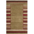 thumbnail image 1 of SAFAVIEH Martha Stewart Striped Border Wool Area Rug, Lead Grey, 5' x 8', 1 of 3