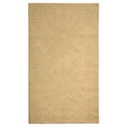 SAFAVIEH Martha Stewart Teraza Stucco Geometric Cotton Area Rug, Shale, 3'9" x 5'9"