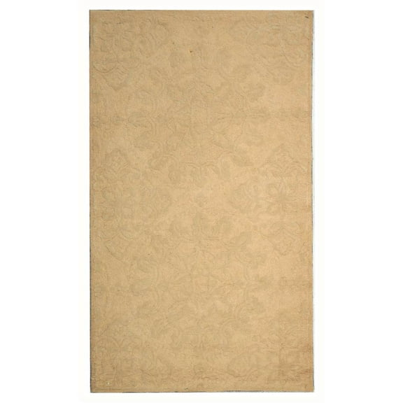 SAFAVIEH Martha Stewart Teraza Stucco Geometric Cotton Area Rug, Stucco, 3'9" x 5'9"