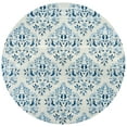 thumbnail image 1 of SAFAVIEH Martha Stewart Topher Floral Area Rug, Cream/Blue, 4' x 4' Round, 1 of 7