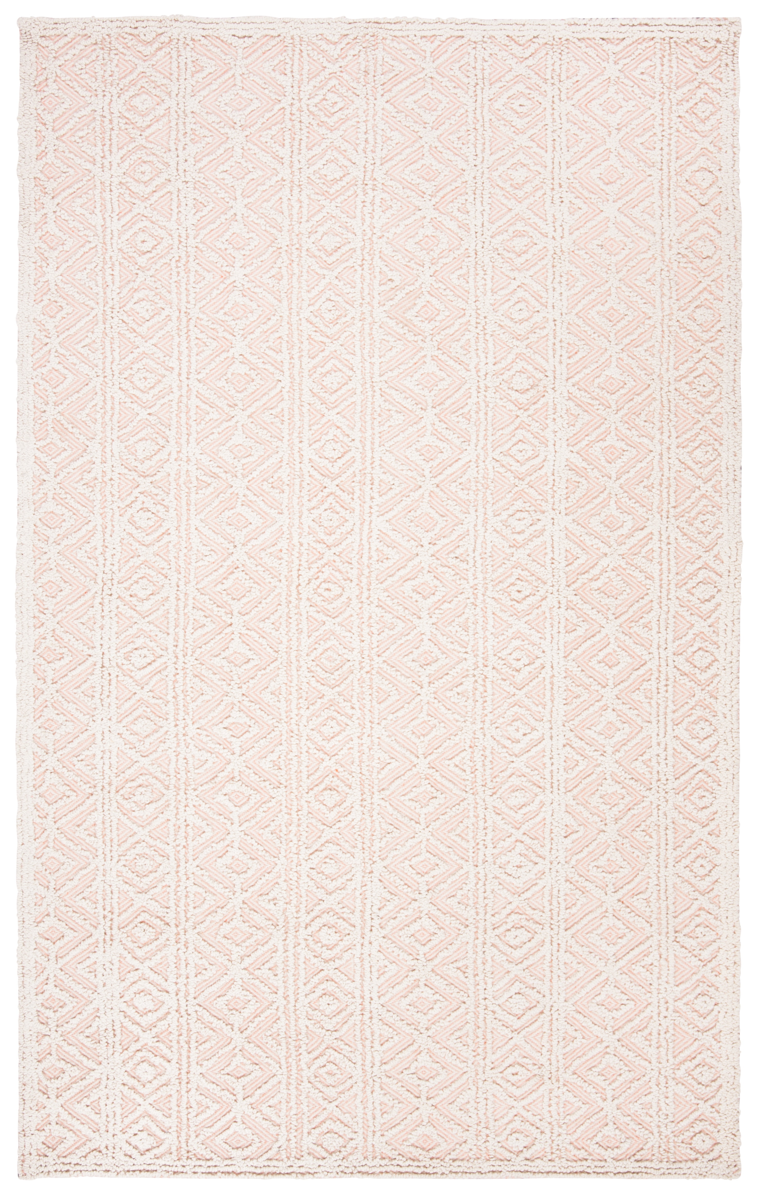 Traced Diamond Rug SAFAVIEH Martha Stewart Trace Diamond Area Rug, Beige/Pink, 8' x 10 ...