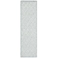 thumbnail image 1 of SAFAVIEH Martha Stewart Trace Diamond Runner Rug, Grey/Beige, 2'3" x 8', 1 of 8