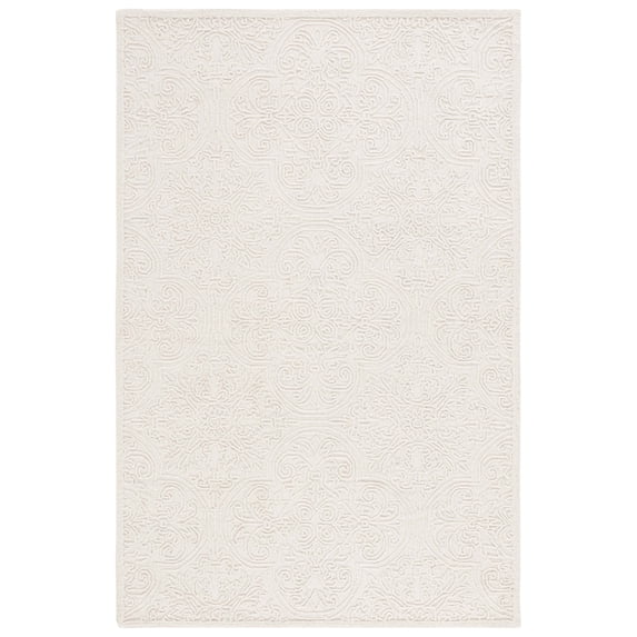 SAFAVIEH Martha Stewart Trace Floral Area Rug, Ivory, 2' x 3'