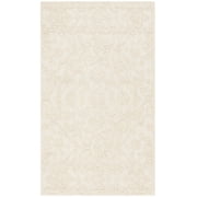 SAFAVIEH Martha Stewart Trace Floral Area Rug, Ivory, 3' x 5'