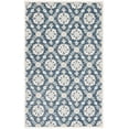 thumbnail image 1 of SAFAVIEH Martha Stewart Tufted Diamond Area Rug, Blue/Ivory, 4' x 6', 1 of 9