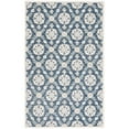 thumbnail image 1 of SAFAVIEH Martha Stewart Tufted Diamond Runner Rug, Blue/Ivory, 2'3" x 8', 1 of 9