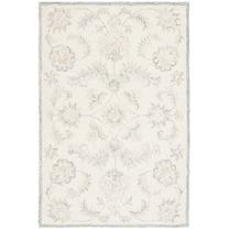 SAFAVIEH Martha Stewart Tufted Floral Area Rug, Ivory/Sage, 8' x 10'