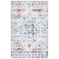 thumbnail image 1 of SAFAVIEH Martha Stewart Vanessa Medallion Machine Washable Area Rug, Sage/Light Rust, 4' x 6', 1 of 11