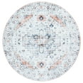 thumbnail image 1 of SAFAVIEH Martha Stewart Vanessa Medallion Machine Washable Area Rug, Sage/Light Rust, 6' x 6' Round, 1 of 11