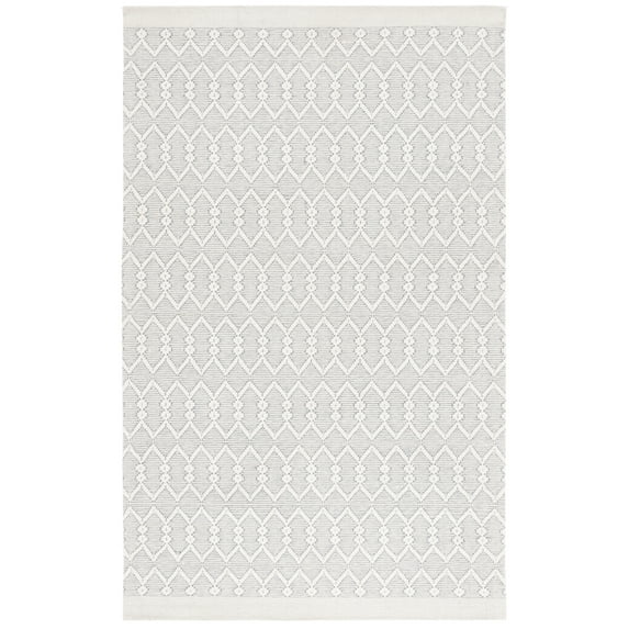 SAFAVIEH Martha Stewart Vermont Diamond Area Rug, Ivory, 6' x 9'