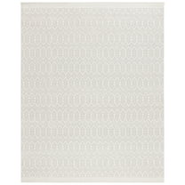 SAFAVIEH Martha Stewart Vermont Diamond Area Rug, Ivory, 8' x 10'