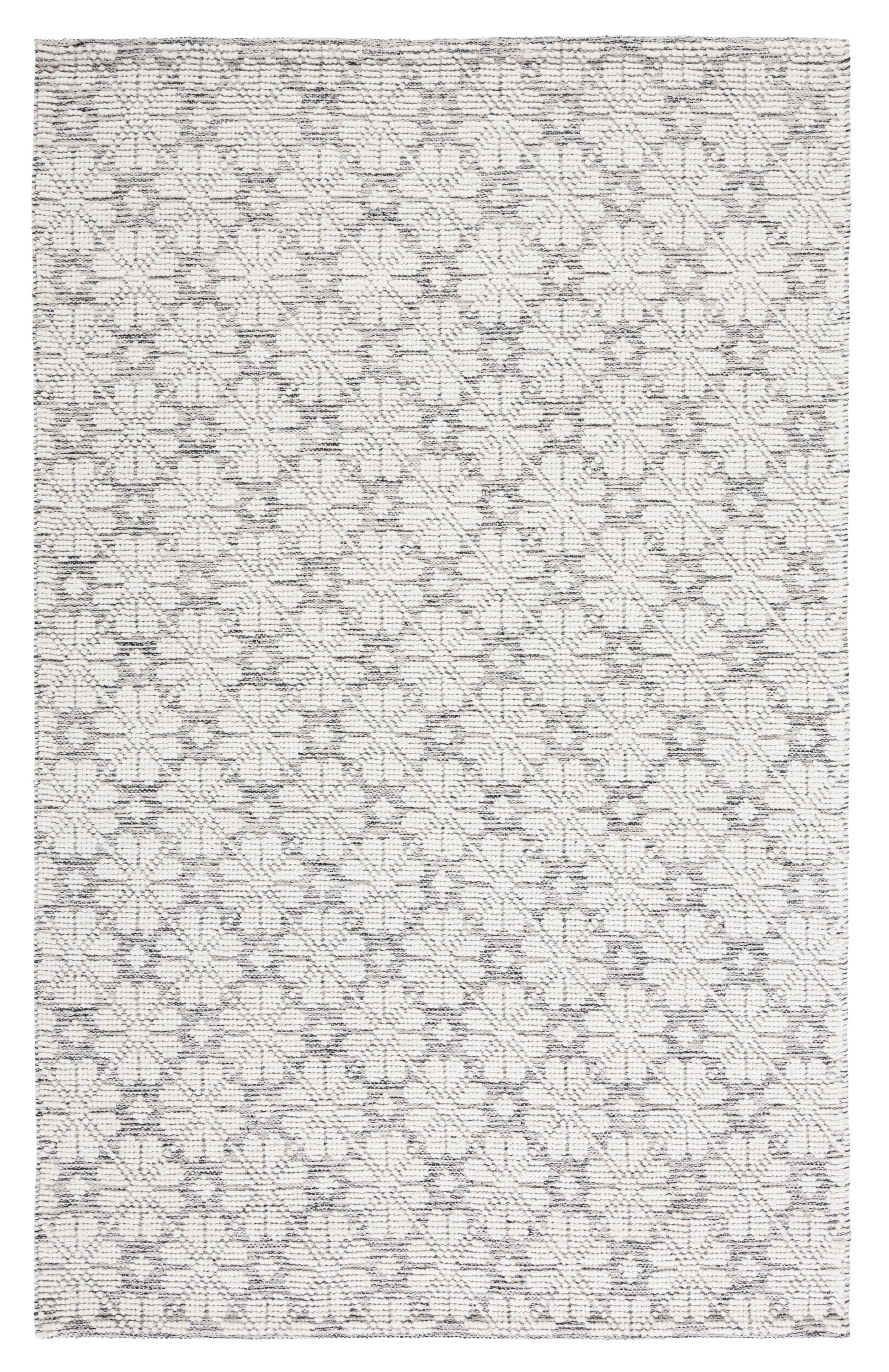 SAFAVIEH Martha Stewart Vermont Floral Area Rug, Ivory/Grey, 5' x 8'