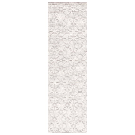 SAFAVIEH Martha Stewart Vermont Floral Runner Rug, Ivory/Red, 2'3" x 8'