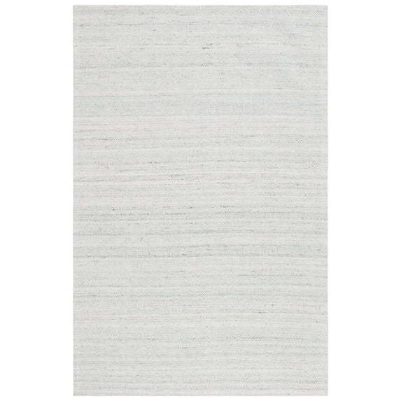 SAFAVIEH Martha Stewart Wilton Geometric Area Rug, Light Blue/Ivory, 4' x 6'