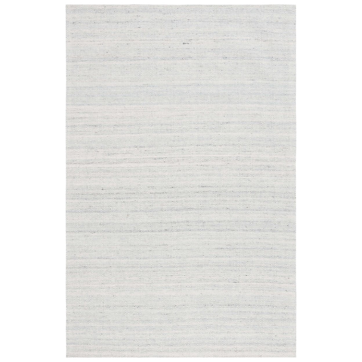 SAFAVIEH Martha Stewart Wilton Geometric Area Rug, Light Blue/Ivory, 5' x 8'