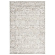 SAFAVIEH Mason Alphonse Medallion Polyester Area Rug, Beige/Dark Gray, 8' x 10'