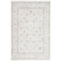 SAFAVIEH Mason Elisa Medallion Polyester Area Rug, Ivory/Beige Gray, 8' x 10'