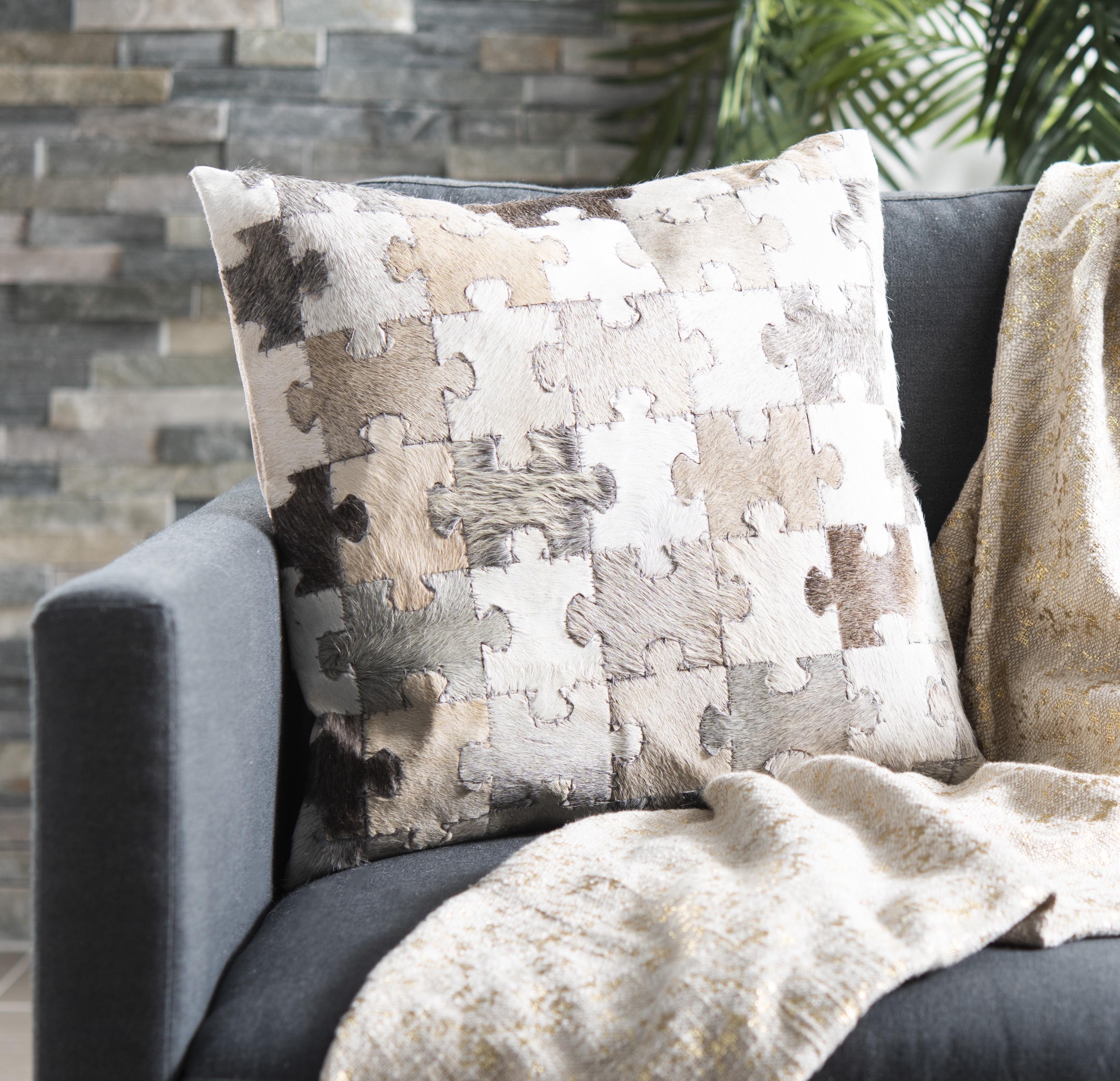 SAFAVIEH Mason Geometric Pillow, 22