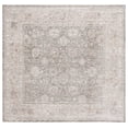 thumbnail image 1 of SAFAVIEH Mason Mansel Medallion Polyester Area Rug, Beige/Dark Gray Ivory, 6'3" x 6'3" Square, 1 of 7