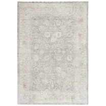 SAFAVIEH Mason Mansel Medallion Polyester Area Rug, Beige/Dark Gray Ivory, 8' x 10'