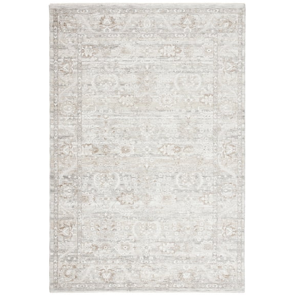 SAFAVIEH Mason Raeyln Medallion Polyester Area Rug, Gray/Beige, 2' x 4'