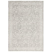 SAFAVIEH Mason Valentina Medallion Polyester Area Rug, Grey/Ivory Sage, 8' x 10'