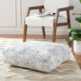 thumbnail image 1 of SAFAVIEH Matlea Floral Floor Pillow, 25" x 25", Beige/Grey, 1 of 6