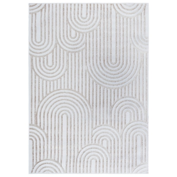 SAFAVIEH Maya Emmerson Geometric Area Rug, Ivory, 8' x 10'