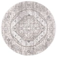 thumbnail image 1 of SAFAVIEH Maya Laura Medallion Area Rug, Ivory/Gray Beige, 6'7" x 6'7" Round, 1 of 10