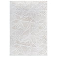 thumbnail image 1 of SAFAVIEH Maya Vaughn Geometric Area Rug, Ivory/Grey, 4' x 6', 1 of 11