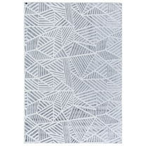 SAFAVIEH Maya Vaughn Geometric Area Rug, Ivory/Grey, 8' x 10'