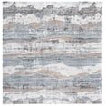 thumbnail image 1 of SAFAVIEH Mayflower Chase Abstract Area Rug, Blue/Ivory, 6'7" x 6'7" Square, 1 of 9