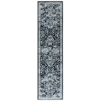 SAFAVIEH Mayflower Talbot Medallion Runner Rug, Blue/Ivory, 2'2" x 9'