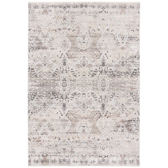SAFAVIEH Mayflower Embla Medallion Area Rug, Beige/Grey, 4'5" x 6'5"