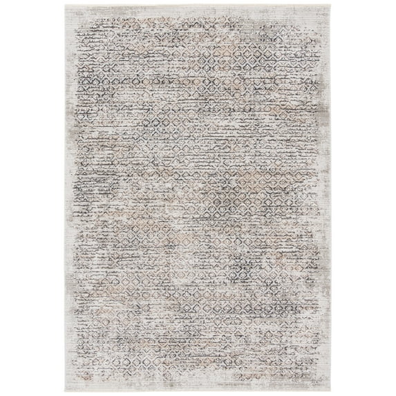 SAFAVIEH Mayflower Huntington Diamond Area Rug, Ivory/Grey, 8' x 10'