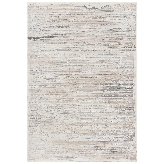 SAFAVIEH Mayflower Johanna Distressed Area Rug, Beige/Grey, 4'5" x 6'5"