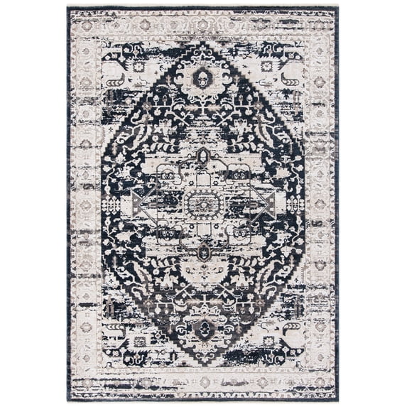 SAFAVIEH Mayflower Talbot Medallion Area Rug, Beige/Grey, 5'5" x 7'6"
