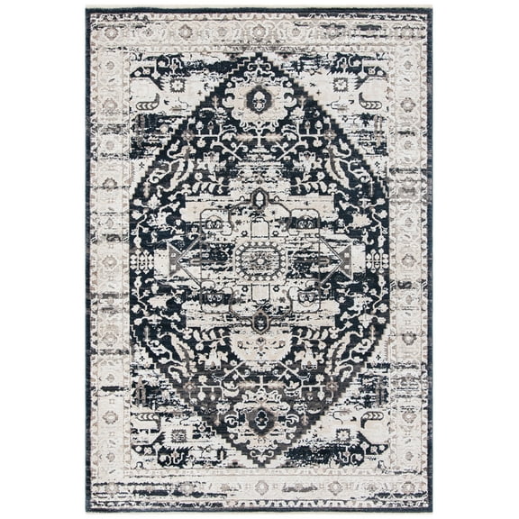 SAFAVIEH Mayflower Talbot Medallion Area Rug, Beige/Grey, 8' x 10'