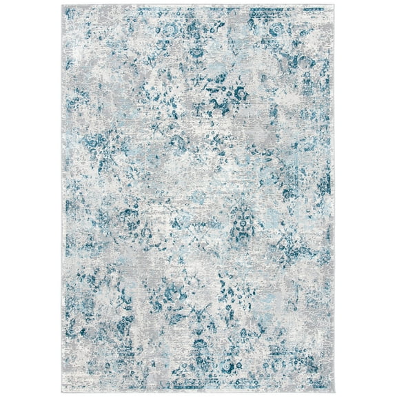 SAFAVIEH Meadow Adrian Medallion Area Rug, Grey/Blue, 8' x 10'