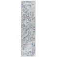 thumbnail image 1 of SAFAVIEH Meadow Adrian Medallion Runner Rug, Light Grey/Blue, 2' x 5', 1 of 8